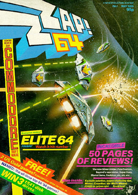 Zzap!64 issue 1 cover